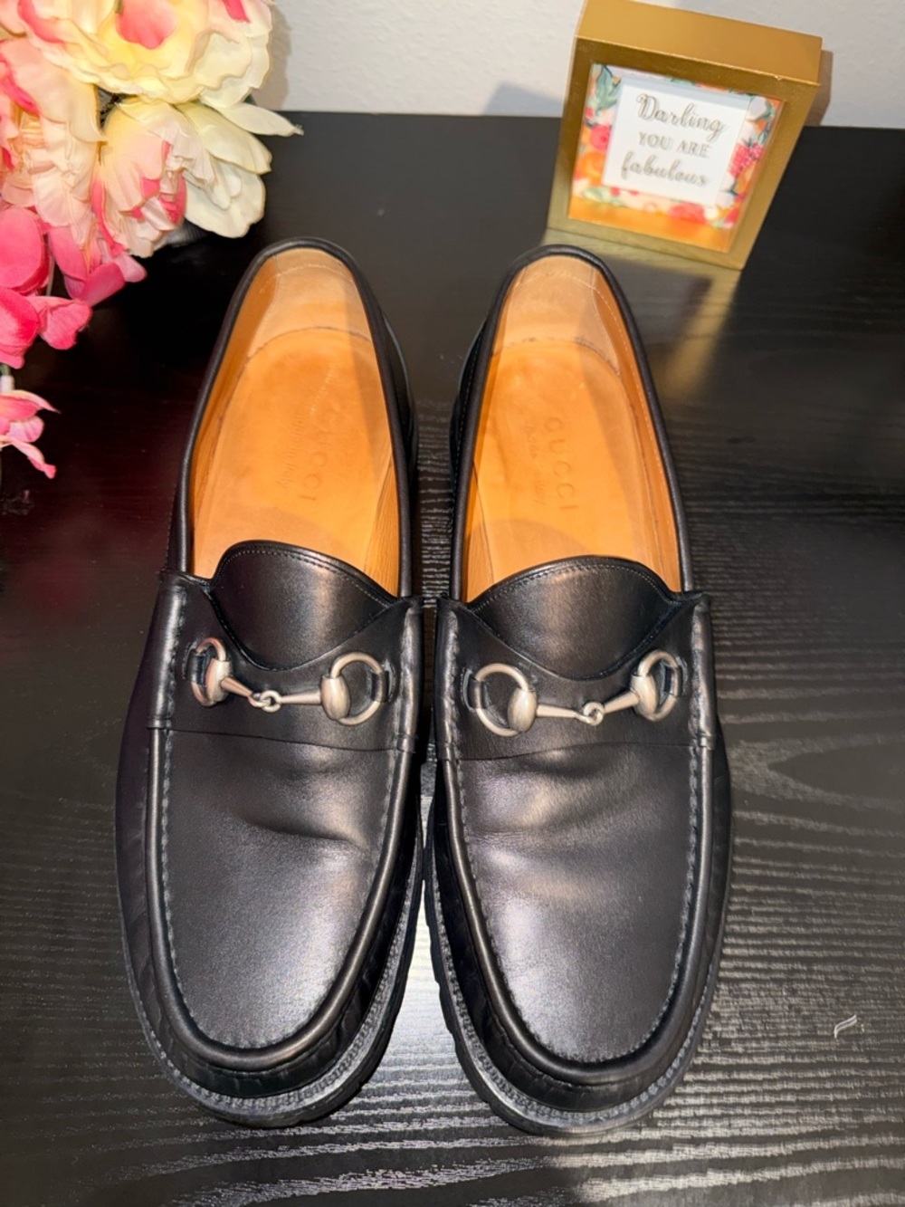 Gucci Men’s Black Leather Horsebit Loafers Size 8 US | Authentic | Made in Italy - Picture 4 of 16